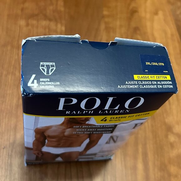 NIB Polo 4 pack of Briefs in XXL - Picture 2 of 4